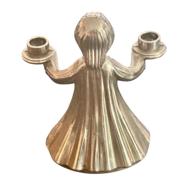 Vintage Pewter Choir Boy Candle Holder – Made in Italy - Picture 3 of 4